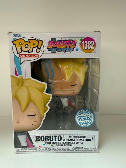 Фигурка Funko POP!(мятая коробка) Animation Boruto Boruto (Momoshiki Transformation) w/Chase(GW) (Exc) (1382) 68482