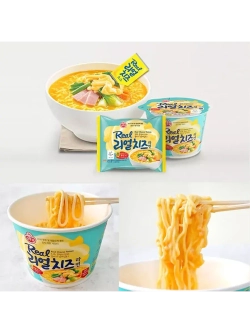 Лапша со вкусом сыра Real Cheese Ramen 135 г * 3 шт