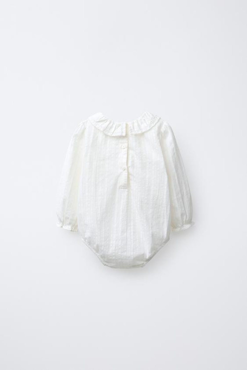 ZARA БОДИ С ТЕКСТУРОЙ В РУБЧИК, ЭКРЮ