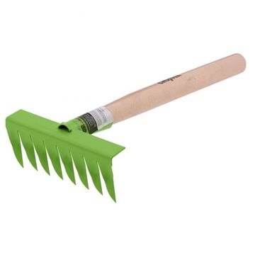 Грабли витые 8-зубые, 160х390 мм, стальные, деревянная рукоятка, АГРОНОМ, Россия Сибртех 61761