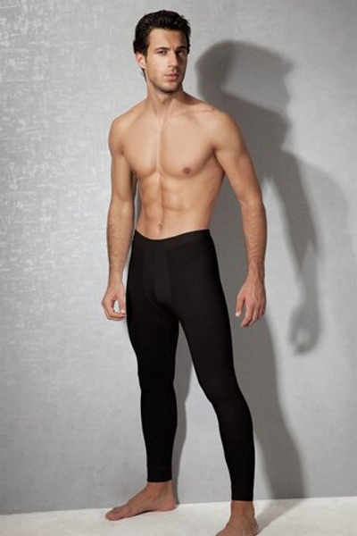 Мужские кальсоны из натуральных волокон Doreanse Lounge (Размер: M) (Цвет: черный)