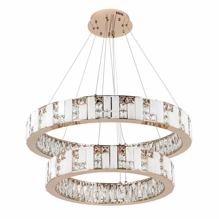 Подвесная светодиодная люстра Modelux Premium ML.6985.800.600P GD