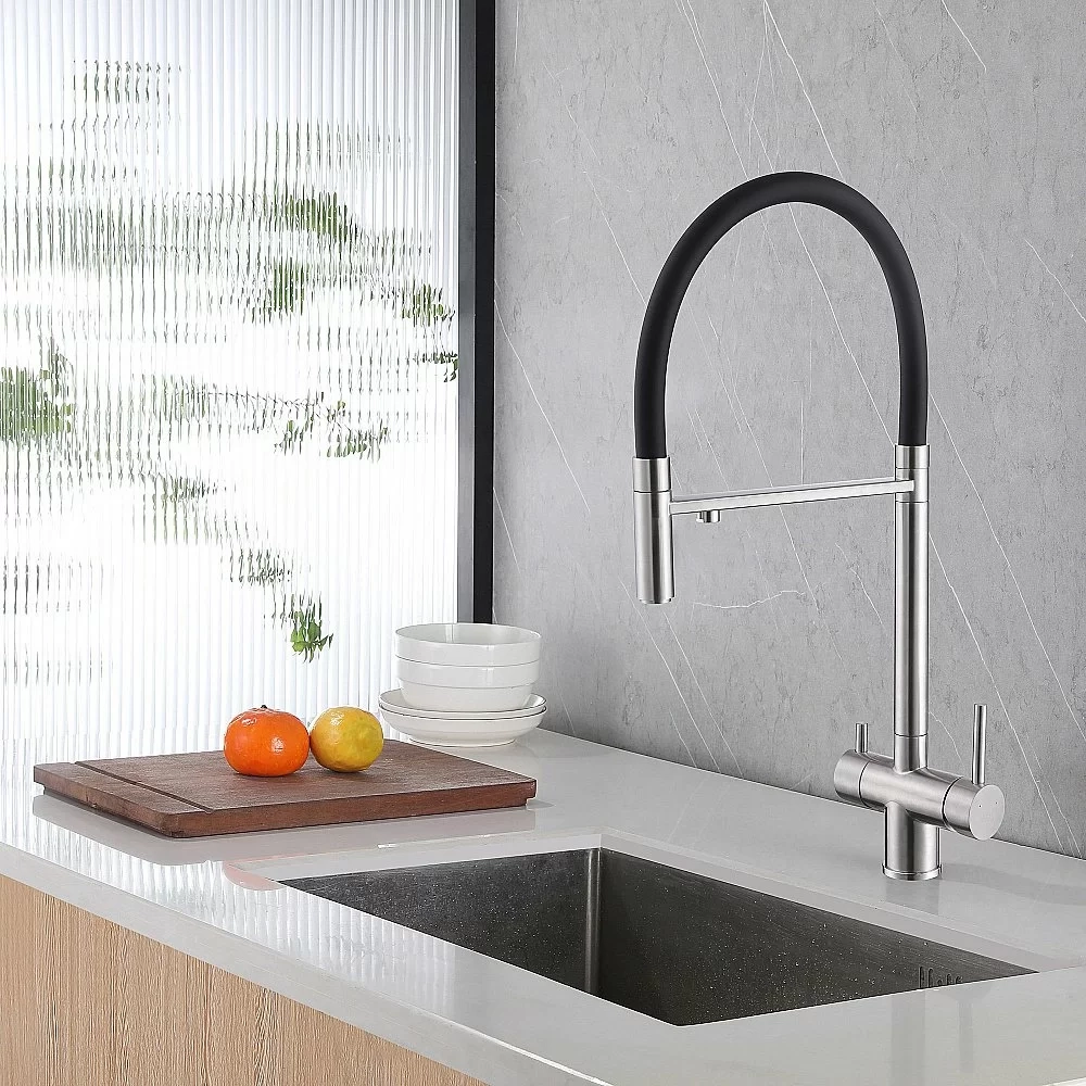 Смеситель для кухни Abber Wasser Kreis AF81141SP сатин