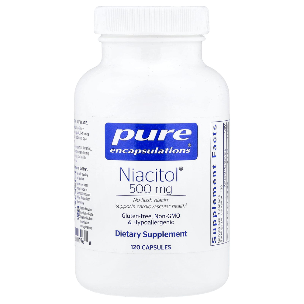 Pure Encapsulations, Niacitol®, 500 mg, 120 Capsules