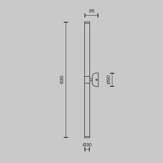 Подсветка для зеркал Maytoni Axis MOD106WL-L16G3K