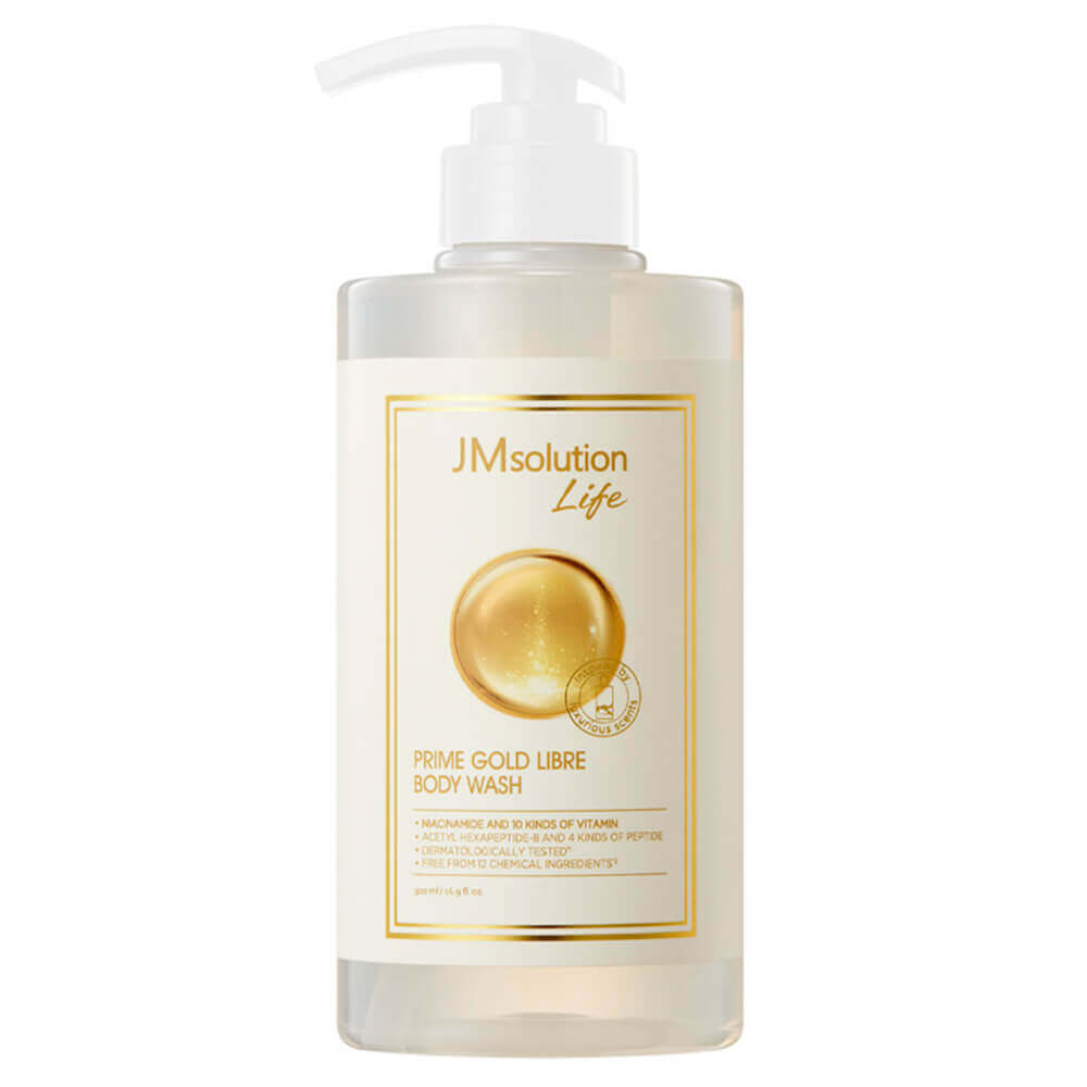 JMsolution Гель для душа с золотом и цитрусово-цветочным ароматом JMsolution Life Prime Gold Libre Body Wash, 500 мл