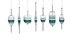 Подвесной светильник Flow A blue