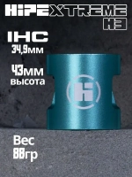 Хомут HIPExtreme H3 HIC 34.9 мм, 2 болта, голубой