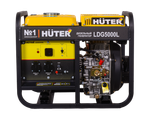 Электрогенератор дизельный LDG 5000L Huter