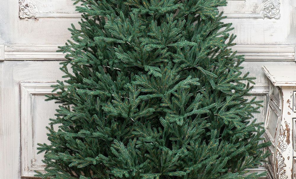 Ель искусственная голубая «Грация» (Литая хвоя) 240 см / 2.4 м