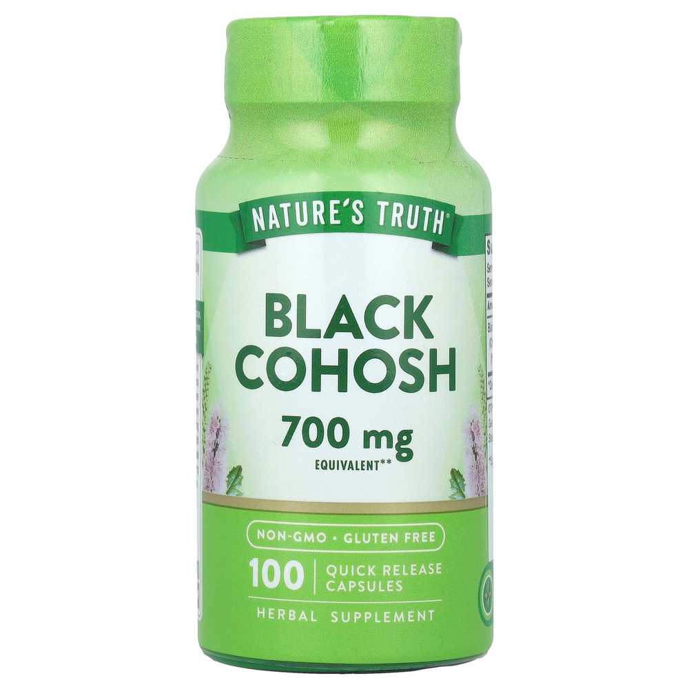 Nature's Truth, Черный кохош, 700 мг, 100 капсул быстрого высвобождения