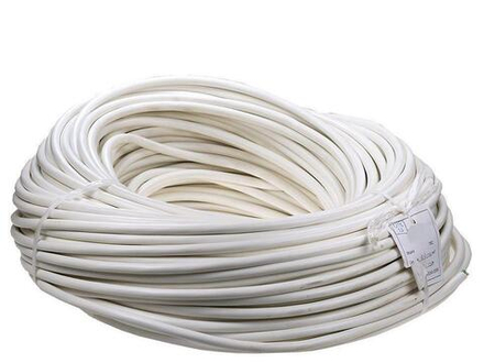 Провод ПВС ГОСТ 2х2,5мм², Белый. (100м) «ККЗ»