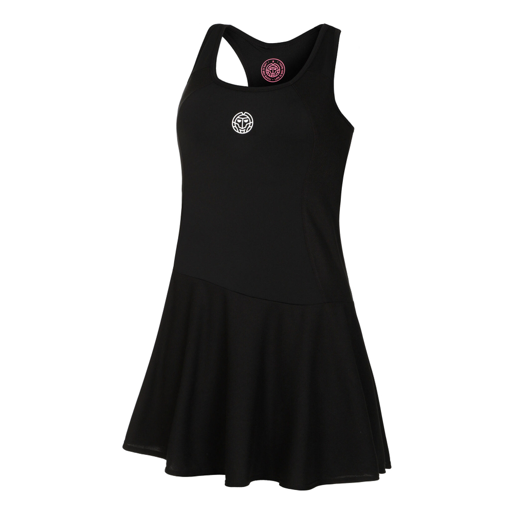 Женская теннисное платье BIDI BADU Crew Dress Women - Black
