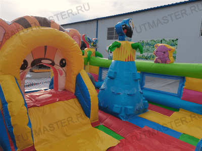 Коммерческий батут "Звериная команда", 10*5*5,5 м
