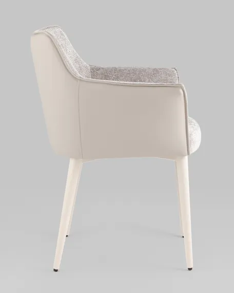 Стул Fest слоновая кость букле с экокожей