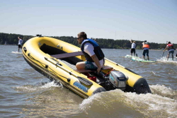 Лодка ПВХ STORMLINE AIR Trimaran 400