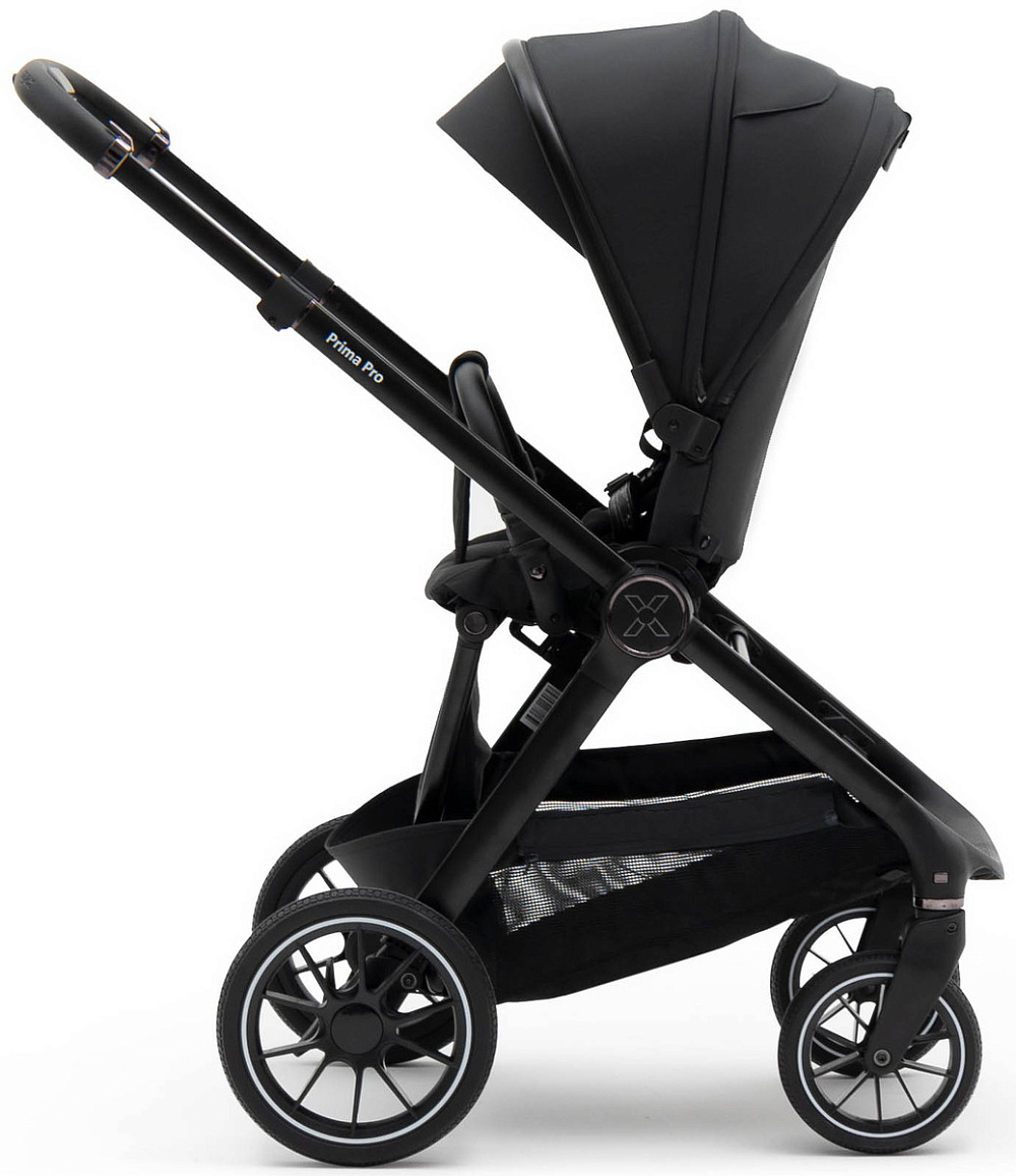 Коляска Agex Prima Pro 3 в 1 с автокреслом i-Safe Grey Midnight Grey (Темно-серый)