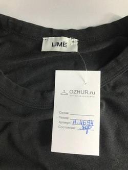 Футболка Lime базовая, маркировка М, визуально 46 размер