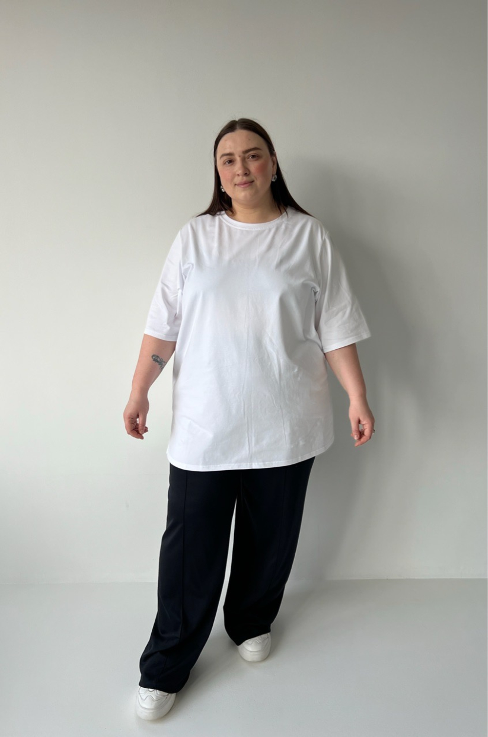 Футболка OverSize молочная
