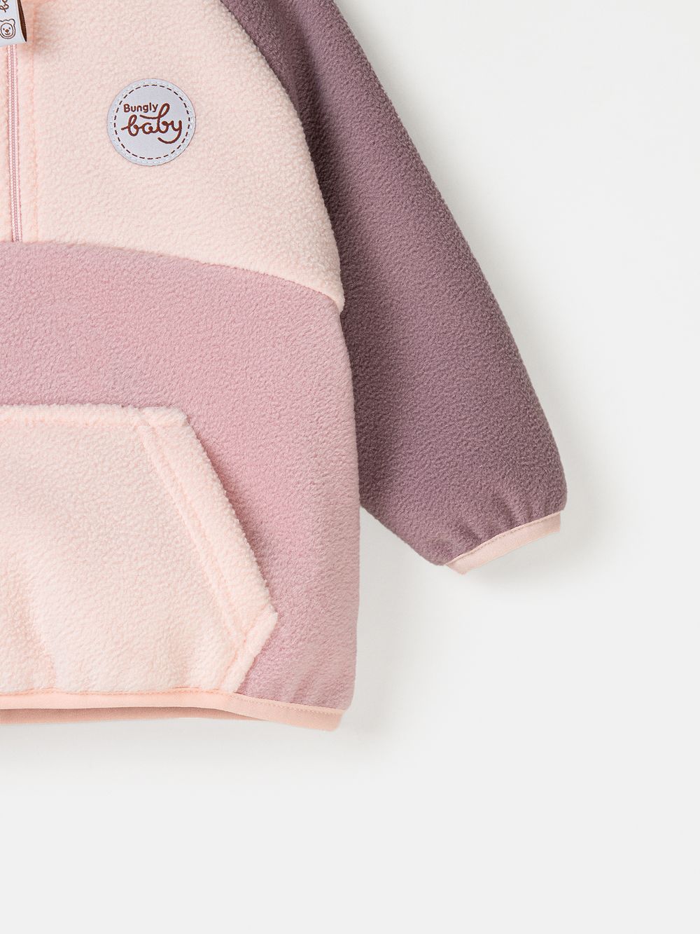 Костюм флисовый Колор блок "Орхидея" 0+