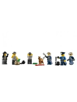 Конструктор Сити Полицейский участок 854 детали