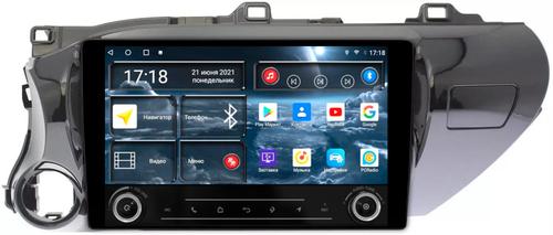 Магнитола для Toyota Hilux 8 2015-2023+ - Redpower K 186 Android 10, Быстрая, Hi-Fi звук, CarPlay, SIM-слот