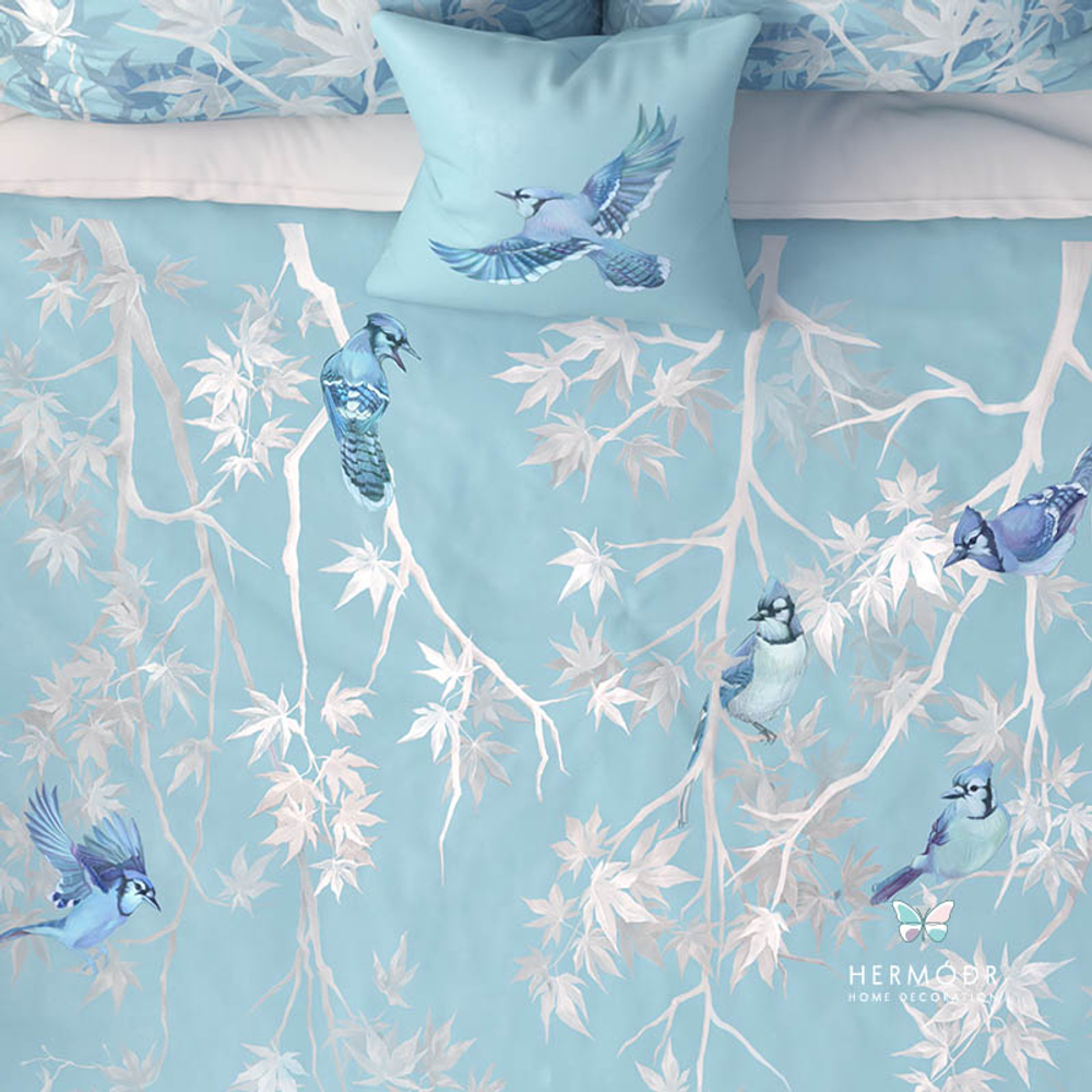 Комплект постельного белья двуспальный Bagh-e Afra Hermodr 8 предметов 130220276 Иран