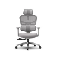 Эргономичное компьютерное кресло FoxGear NETZ модель XO - office edition, серый (FG-NETZ-XO-GY)