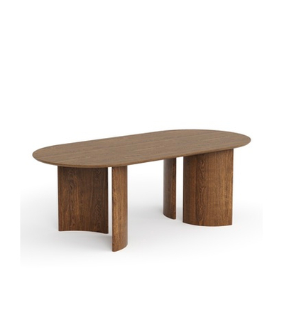 Стол обеденный овальный Луна наборный