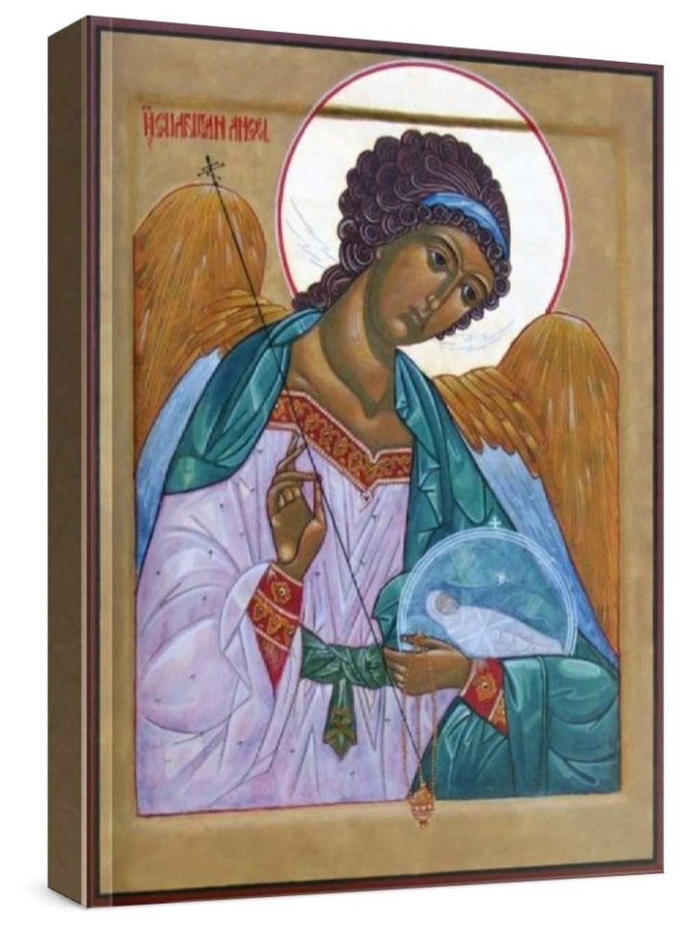 Ангел Хранитель (рукописная икона)