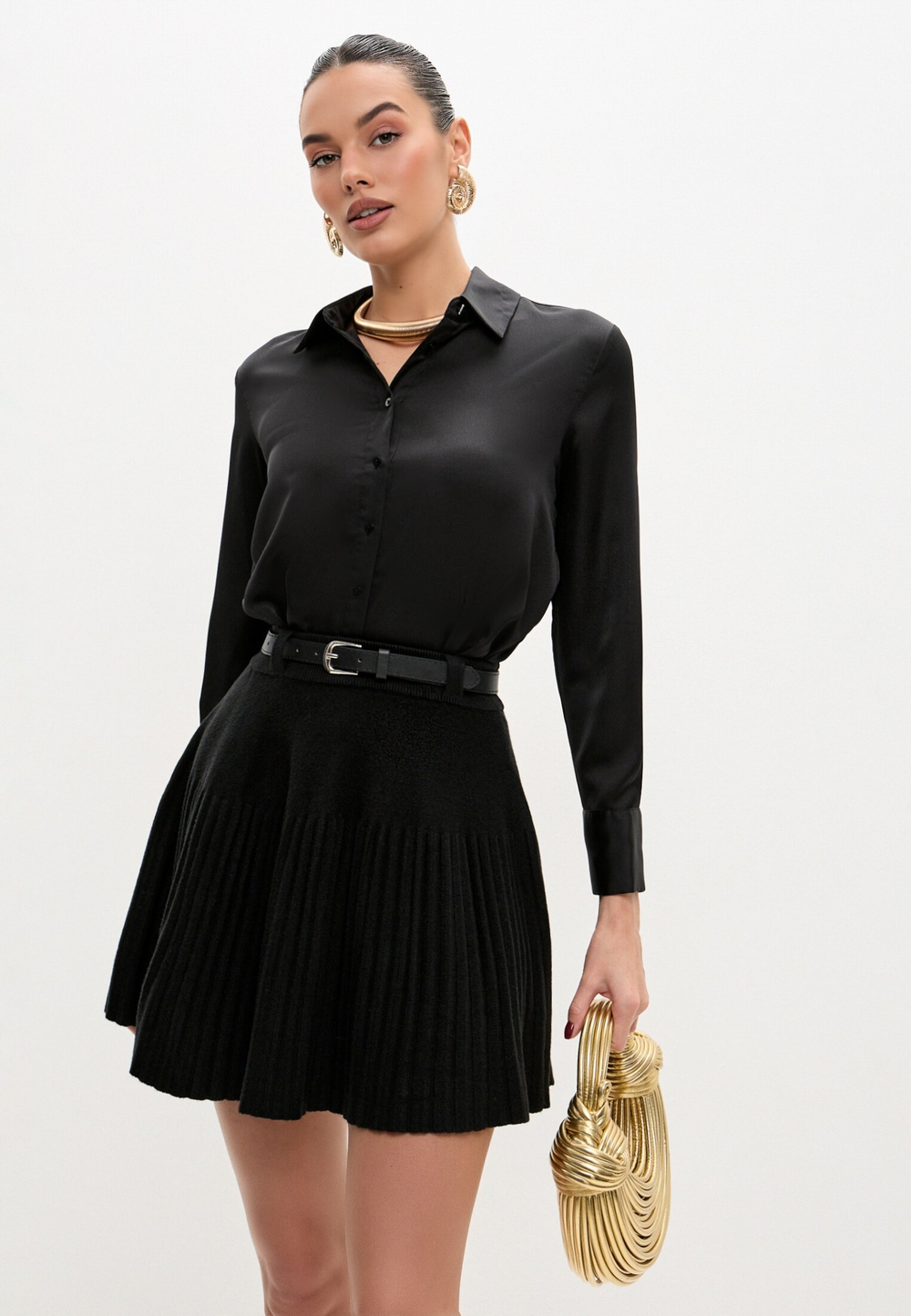 Юбка плиссе