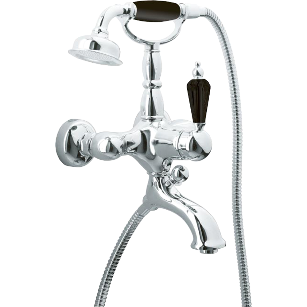 Смеситель для ванны с душем Boheme Tradizionale Nero 243 хром