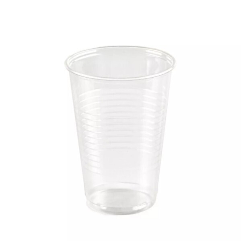 Стакан ЮПЛАСТ 200мл прозрачный (комплект 100 шт)