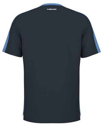 Футболка для мальчика теннисная Head Boys Vision Slice T-Shirt - navy blue