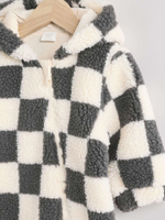 Комбинезон флисовый для малышей Next AC1-854, Серый, Белый