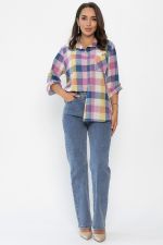 Рубашка Аланта НЬЮ (желто-розовая) Б14037-18М LT Collection