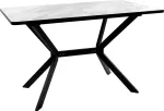Стол Миллер пластик бабочка раздвижной чёрный (комплект ног №7)