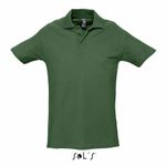 Поло SPRING II 100% хлопок 210 грамм Тёмно-зелёный  S