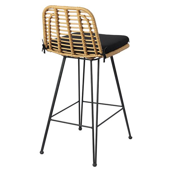 Стул полубарный vetle flat, ротанг