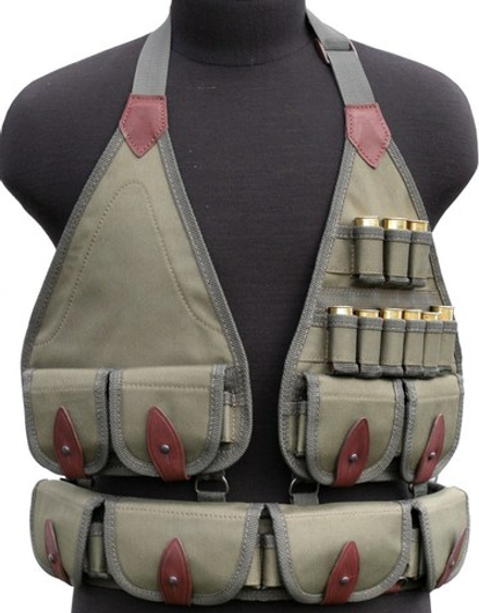 Патронташ на утку 54 патрона хаки ХСН
