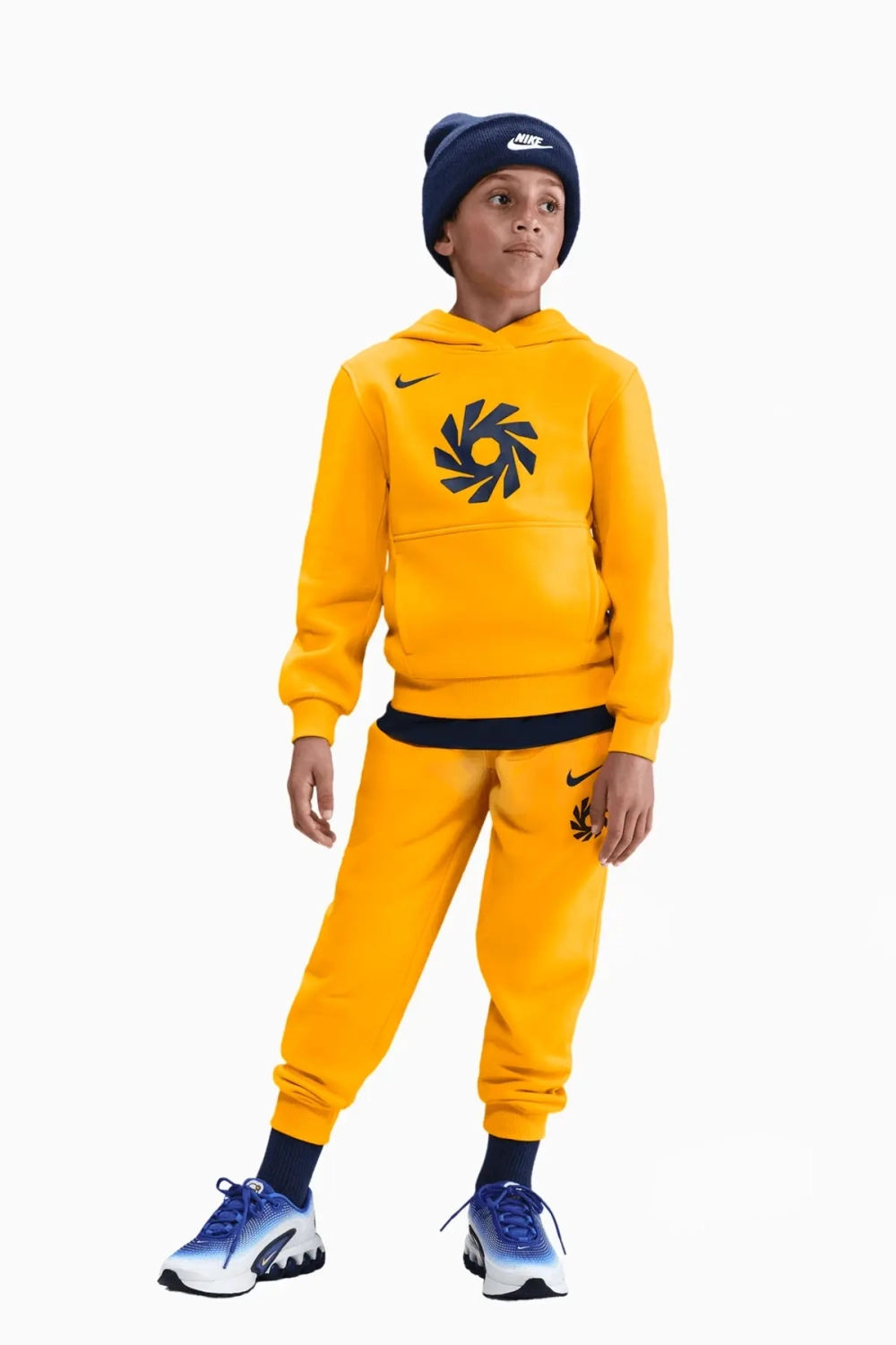 Кофта Nike Erling Haaland Club Fleece Junior - желтый