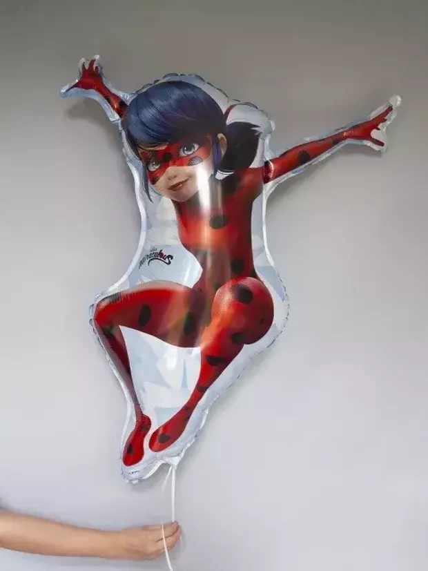 F Шар фигура "Леди Баг" 33"/84 см (БГ-30)