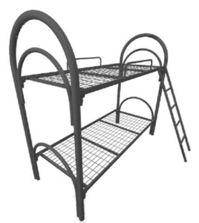 Кровать медицинская двухъярусная ВРС-Кр-05.2