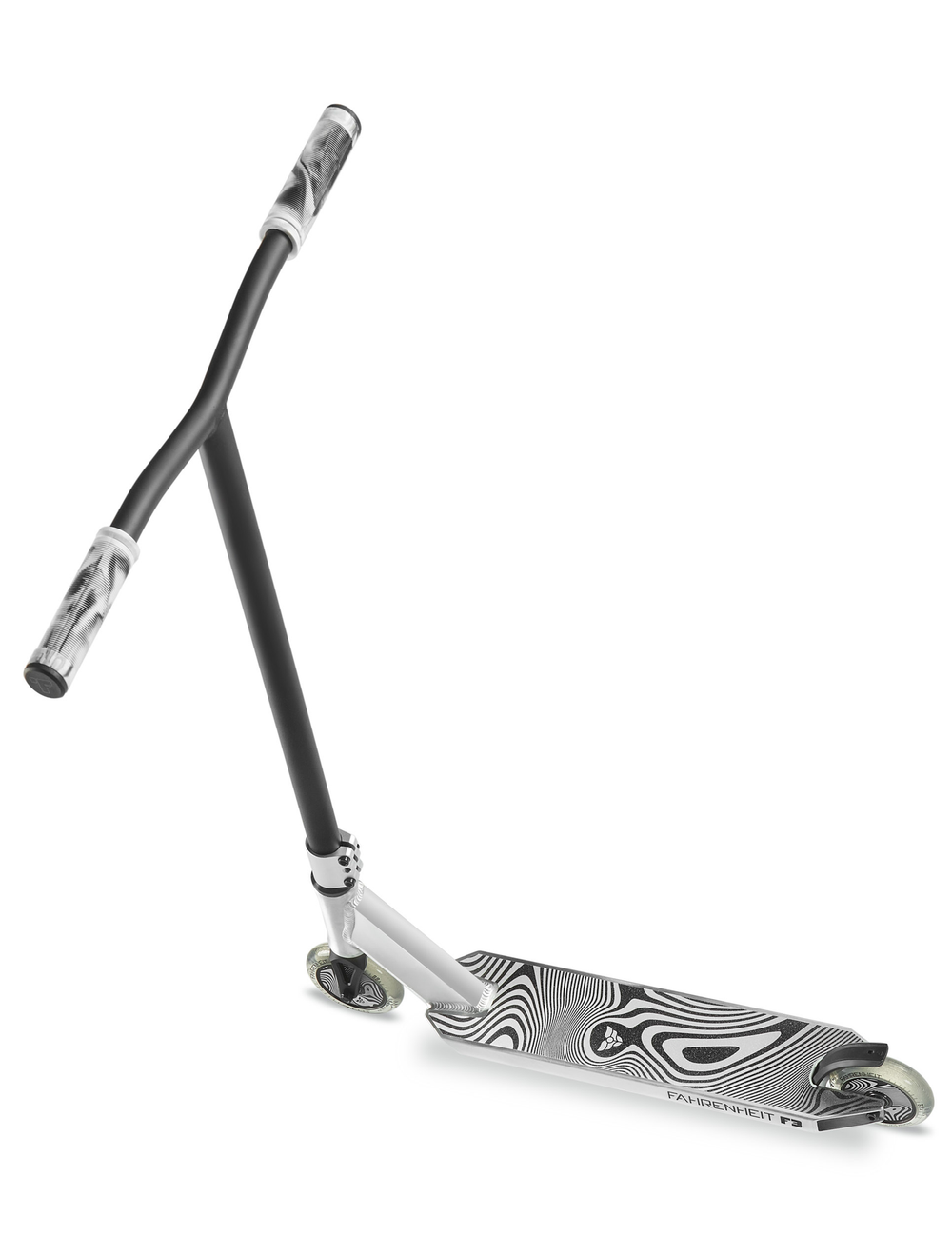 Самокат трюковой Fahrenheit F3 серебристый/черный