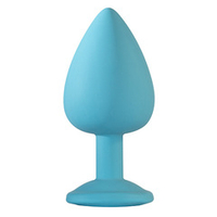 Анальная пробка 9,5см Lola Games Emotions Cutie Large Turquoise Light Purple Crystal 4013-04Lola