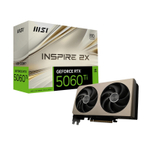 Видеокарта MSI GeForce RTX™ 5060 Ti 16G GDDR7 INSPIRE 2X OC 128-bit, 2632 МГц