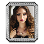 ZEP B42468 15x20 Lucca SILVER PLATED металл с посеребрением ф/рамка