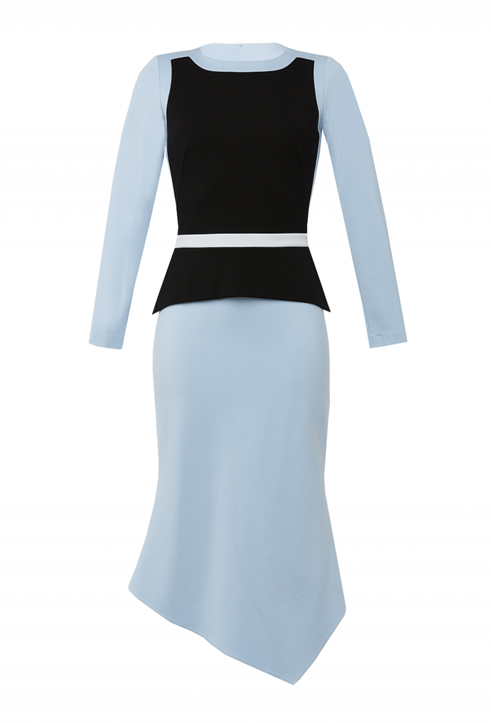 Платье футляр с баской 13-19FW