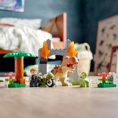 Lego konstruktor Duplo T. rex and Triceratops Dinosaur Breakout