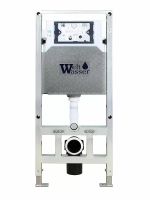 Унитаз подвесной WeltWasser WW GELBACH 10000012031 с крышкой микролифт, безободковый, смыв торнадо, в комплекте с инсталяцией, серый матовый
